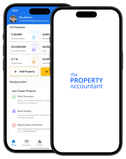Mobile screen showing tax feature
